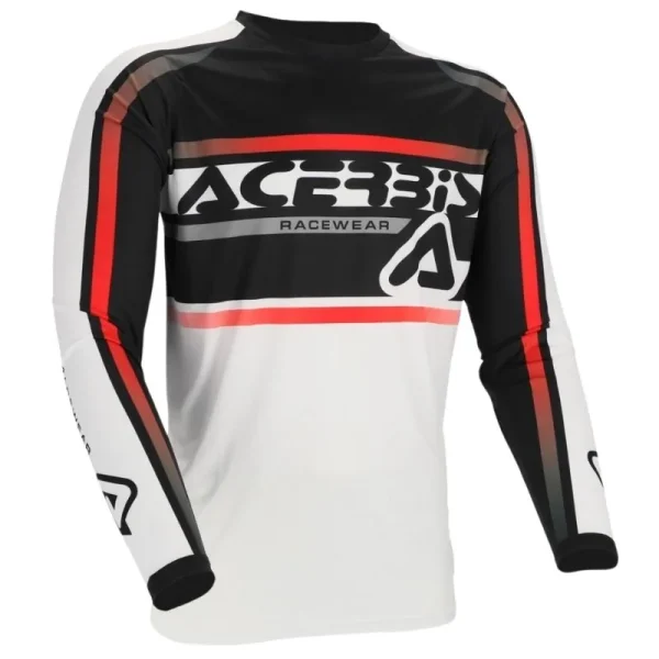 Acerbis Riding Gear Jers MX LIN Lugo Wht/blk 2XL