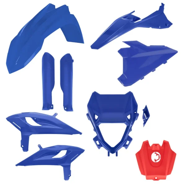 Acerbis Body Part Full Plastic Kit Beta Blu/red