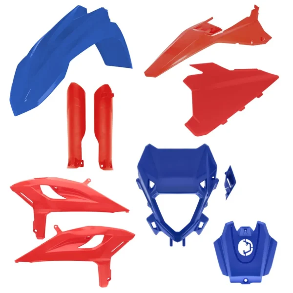 Acerbis Body Part Full Plastic Kit Beta Red/blu