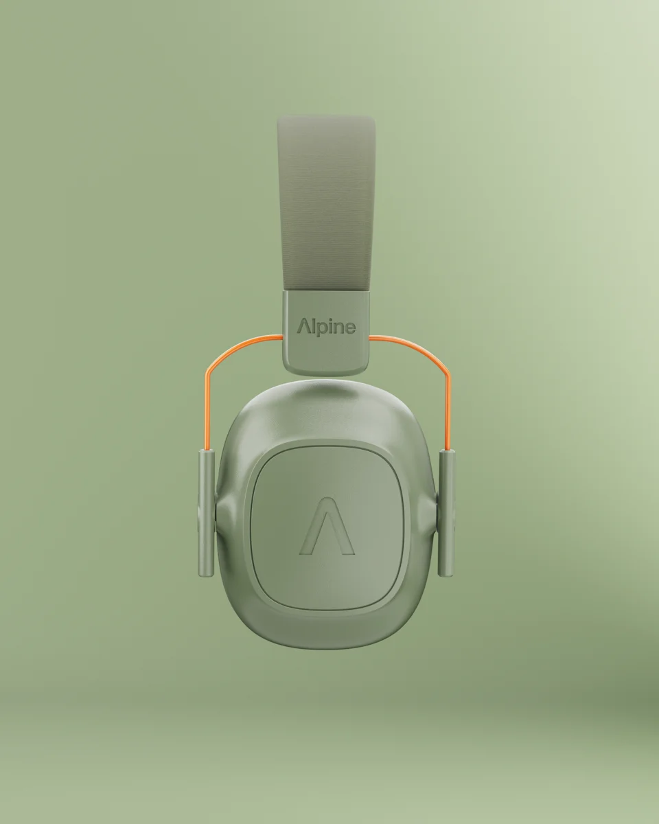 Alpine Muffy Kids - Green earmuffs