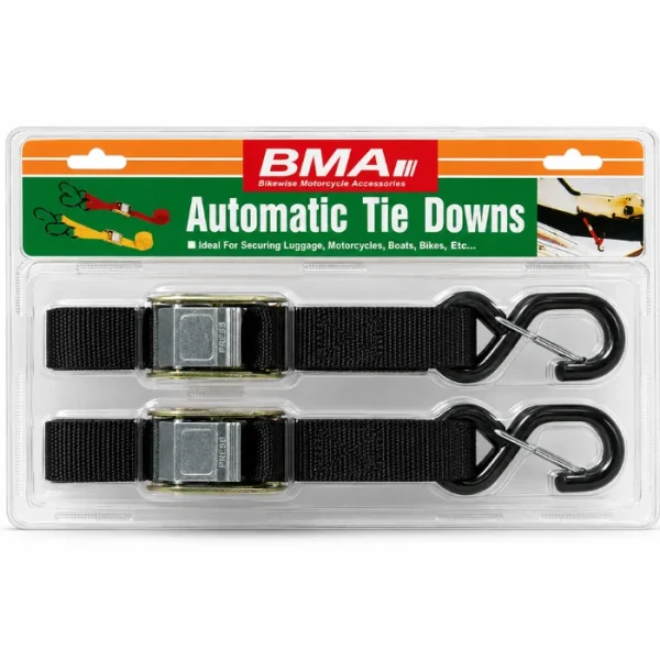 BMA TIE Down 2PC Soft Loop Black CT02-ST-2BP-BK