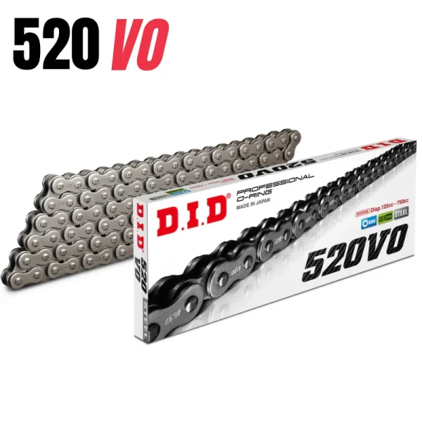 DID Drive Chain CHN 520-120 Oring Steel Rivet VO 520VO120ZB
