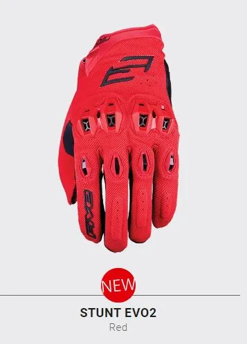 FIVE GLOVES STUNT EVO 2 RED