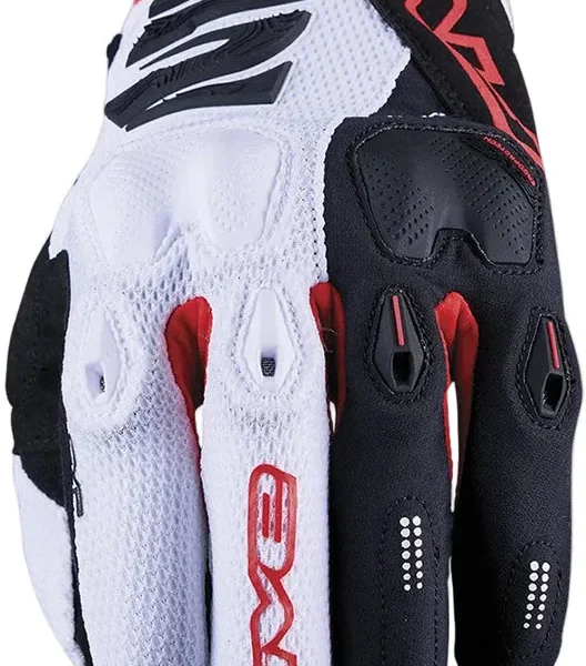Five Gloves Five Gloves E2 Off-Road Enduro Gloves - White/Black/Red