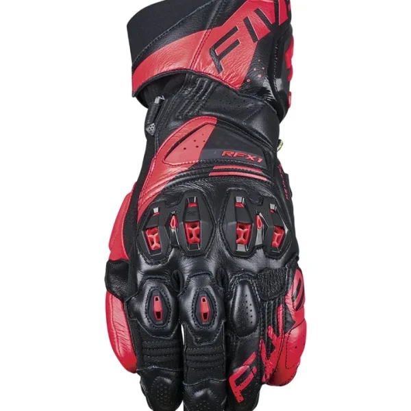 Five Gloves Five Gloves RFX1 EVO Gloves - Black/Red Fluo
