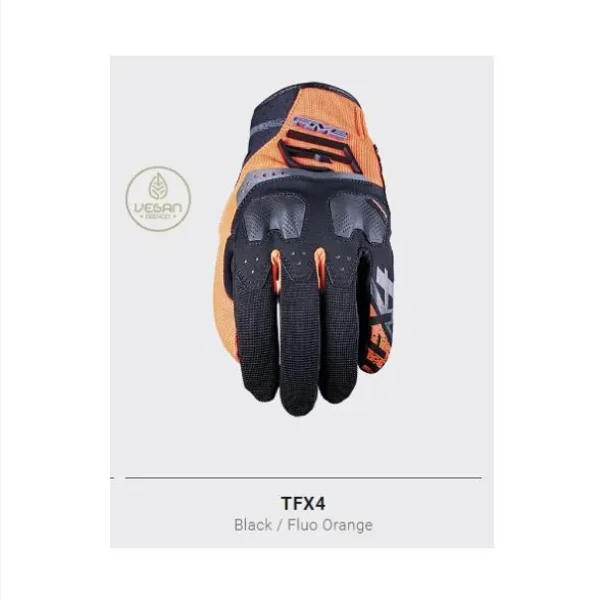 FIVE TFX4 GLOVES BLACK ORANGE