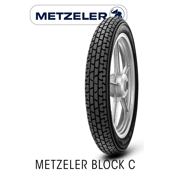 Metzeler Block C 3.25-18 front or rear motorcycle tyre