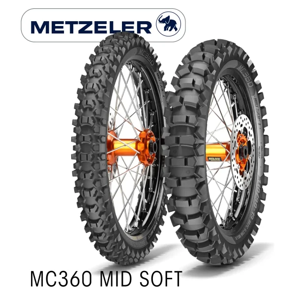 Metzeler MC 360 Mid Soft 90/90-21 front motorcycle tyre