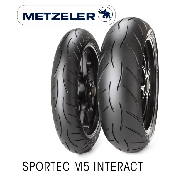 Metzeler Sportec M5 Interact 120/70ZR17 front motorcycle tyre