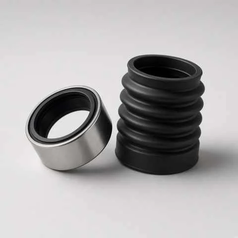 Motorcycle fork oil seal and dust boot