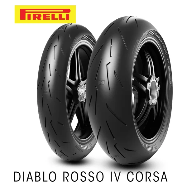 Pirelli Diablo Rosso IV Corsa 120/70ZR17 front motorcycle tyre