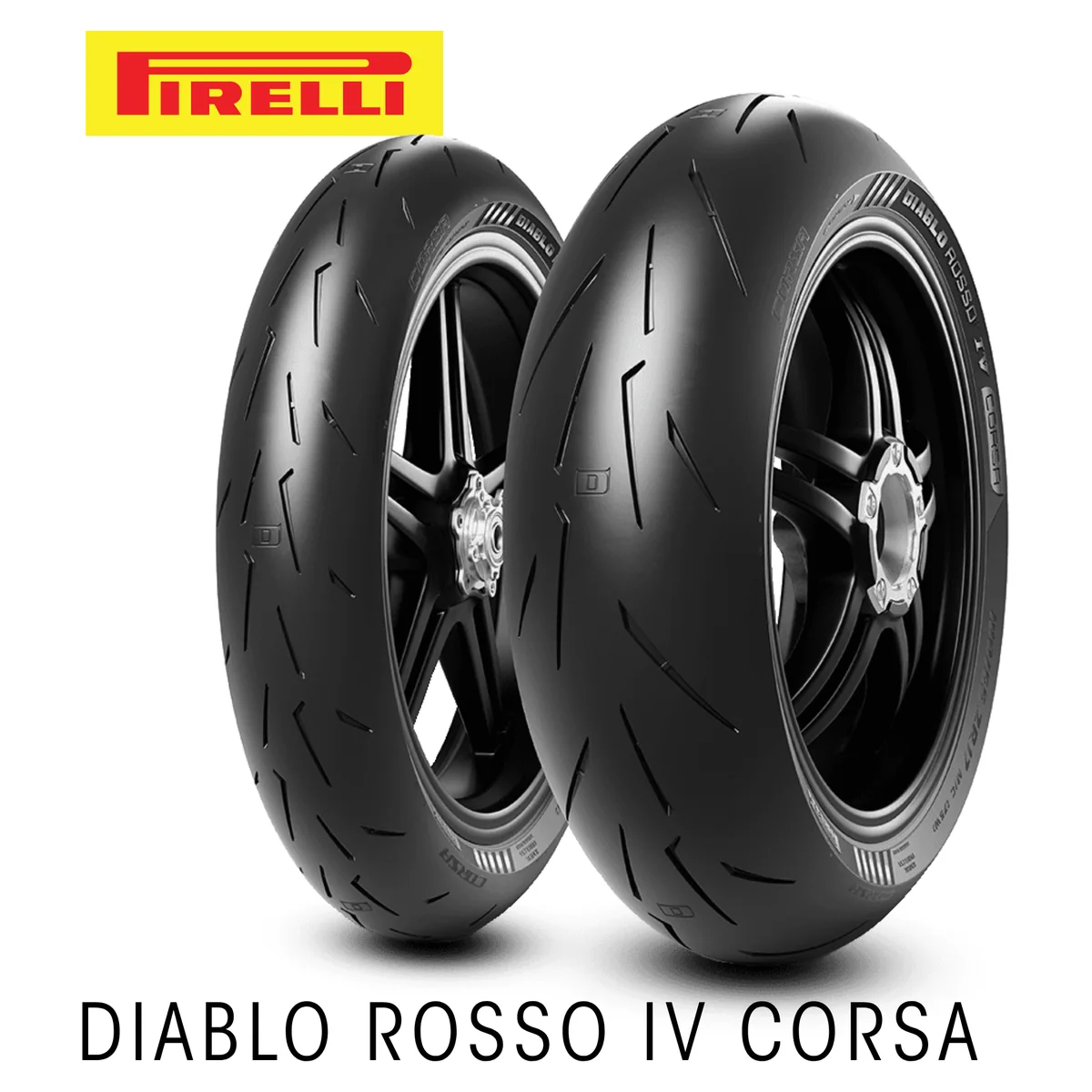 Pirelli Diablo Rosso IV Corsa 120/70ZR17 front motorcycle tyre
