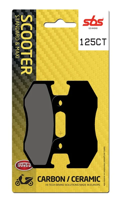 SBS 125CT brake pads